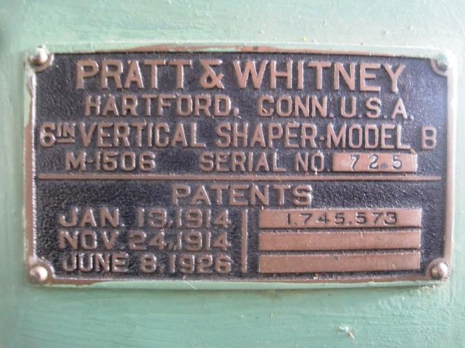 PRATT & WHITNEY Model B Type M 1506